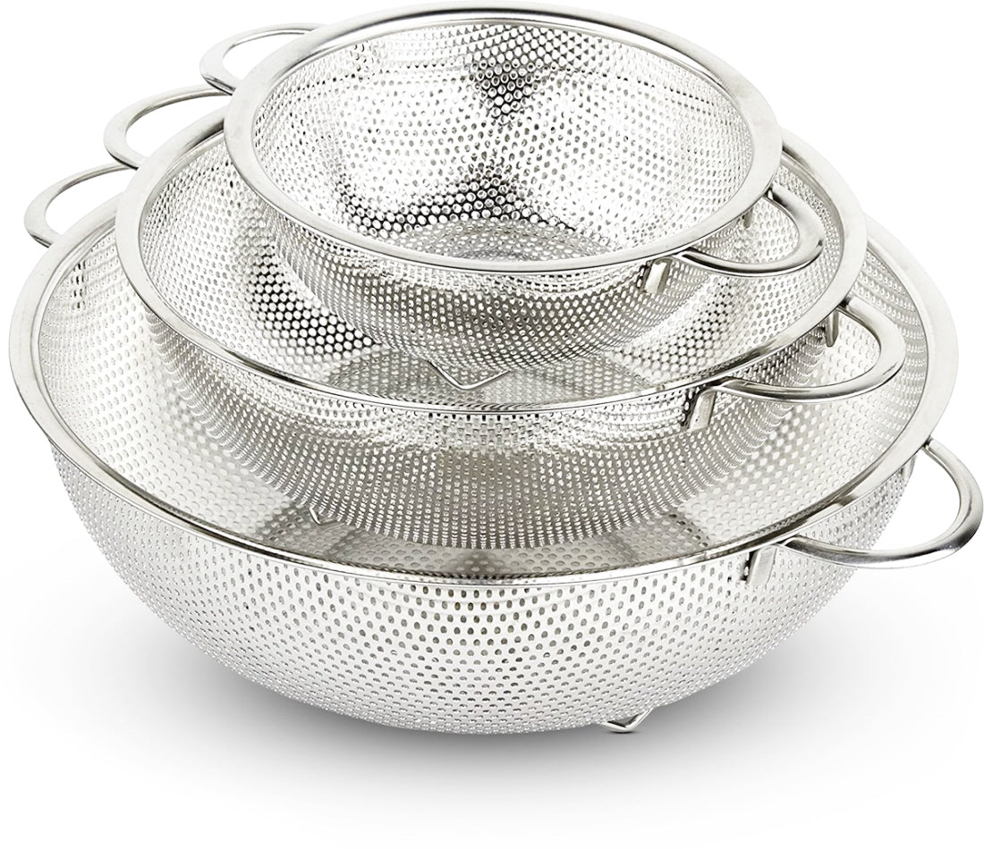 Égouttoir-passoire de cuisine en acier inoxydable