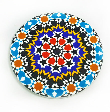 Sous-verres zellige marocains multicolores