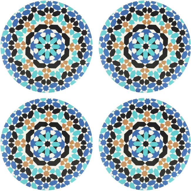Sous-verres zellige marocains