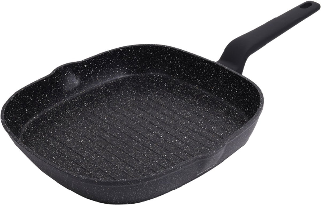 Klausberg - Black Marble frying and grill pan - 28 cm - black