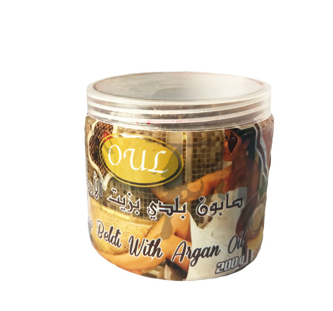 Schwarze Seife - Savon Beldi mit Arganöl