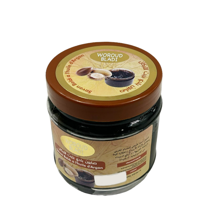 Schwarze Seife - Savon Beldi mit Arganöl