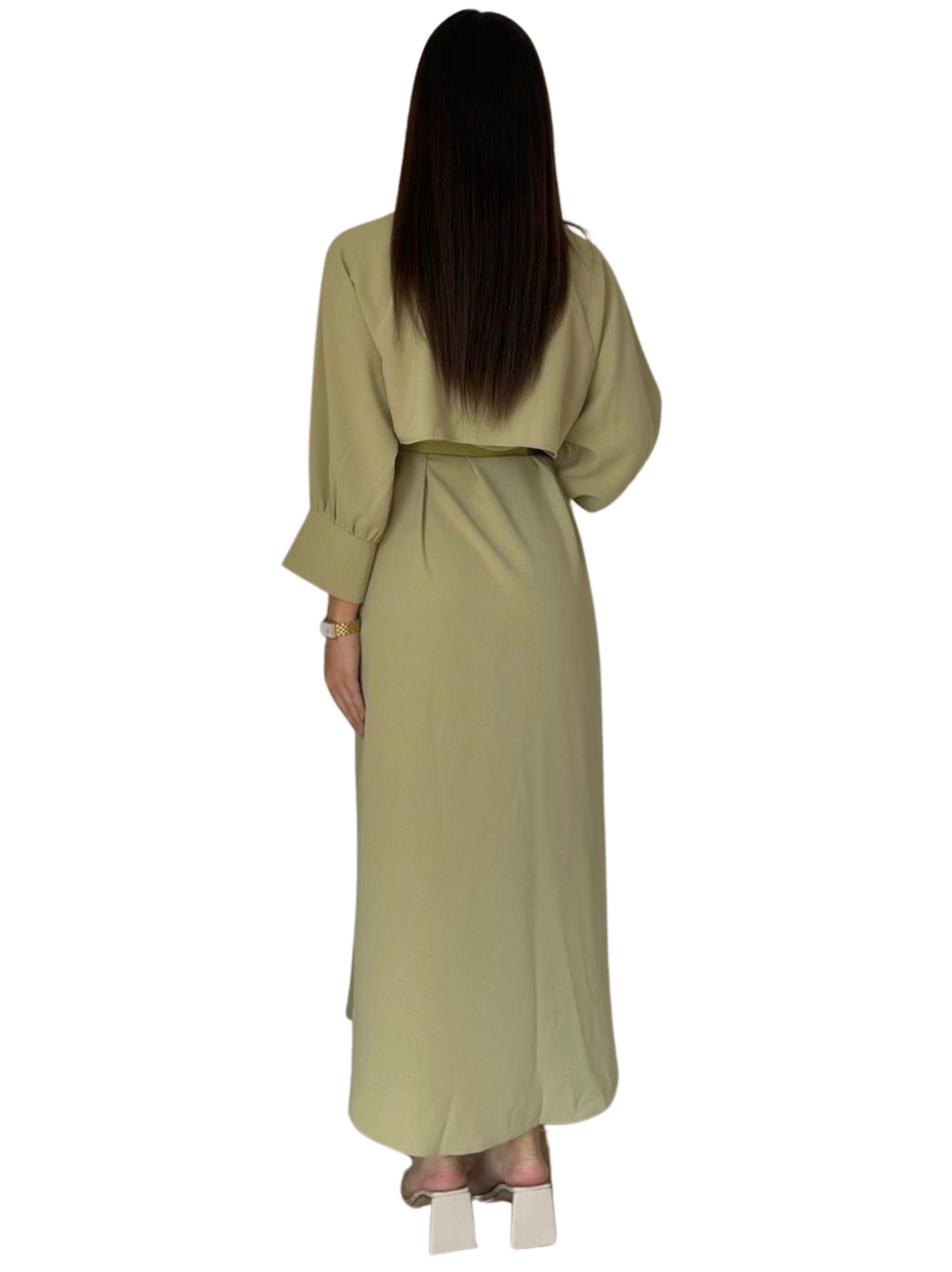 Hiba dress mint – damesjurk in maat S/M en L/XL – foto 2